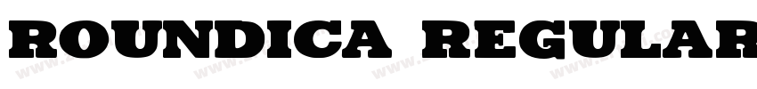 Roundica Regular字体转换